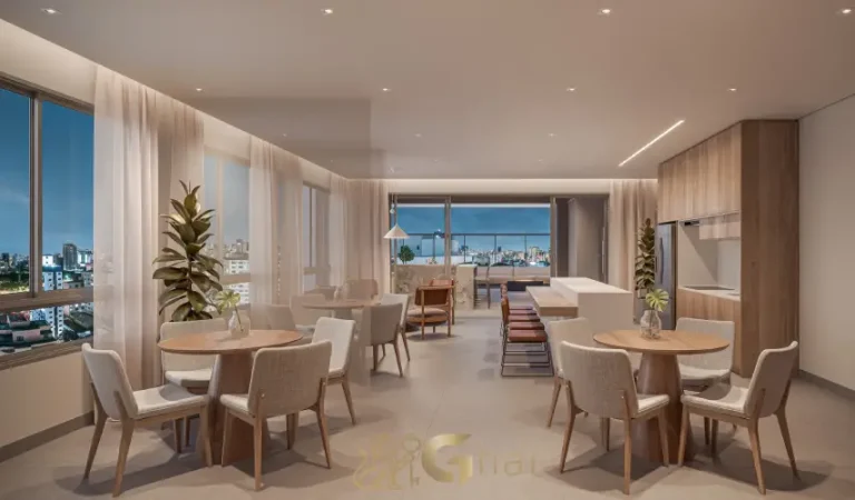 Salão de festas do condomínio Auge Resort Tatuapé Home Spaces By Diálogo