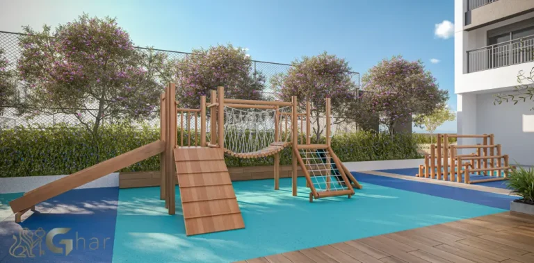 Playground infantil no Auge Resort Tatuapé Residences by Diálogo