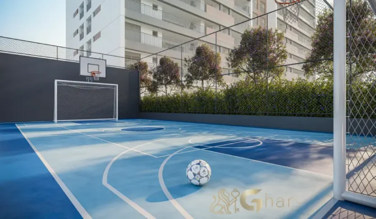 Quadra recreativa do condomínio Auge Resort Tatuapé Residences by Diálogo