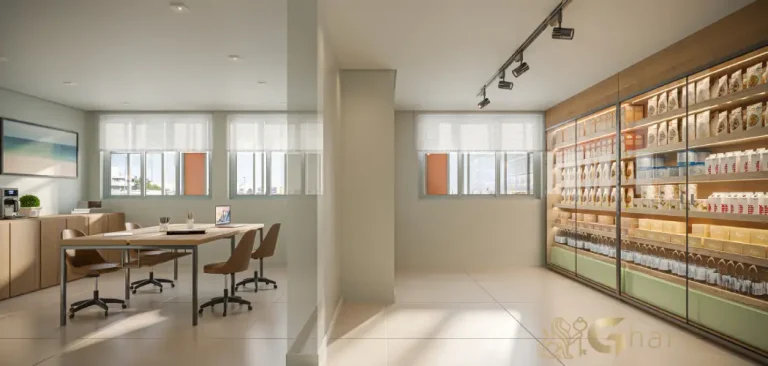 Coworking e minimarket do Bosque Santa Cruz by Diálogo Residences no Alto do Ipiranga