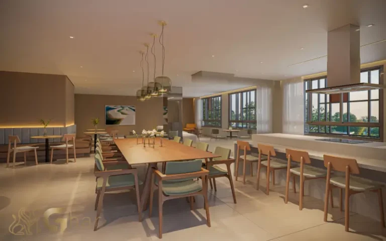 Espaço gourmet do Bosque Santa Cruz by Diálogo Residences no Alto do Ipiranga