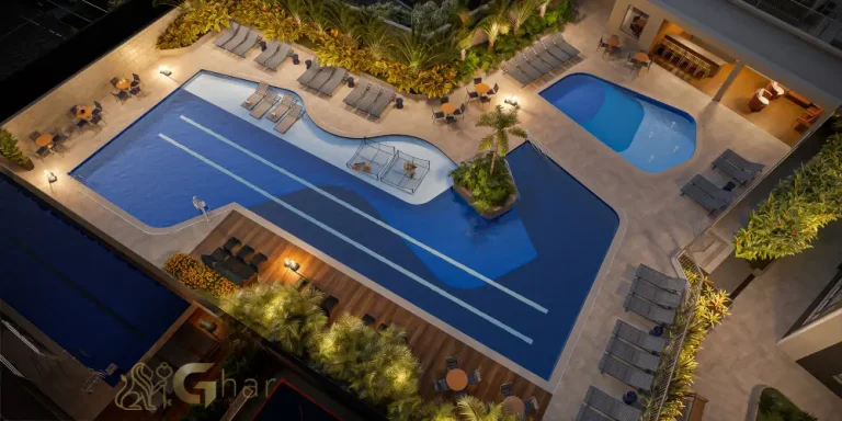 Piscinas do Bosque Santa Cruz by Diálogo Residences no Alto do Ipiranga