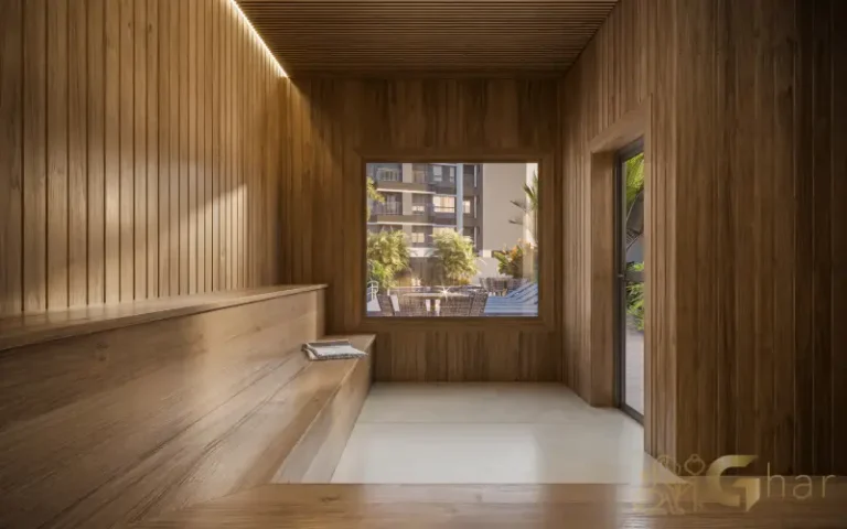Sauna do condomínio Bosque Santa Cruz by Diálogo Residences no Alto do Ipiranga