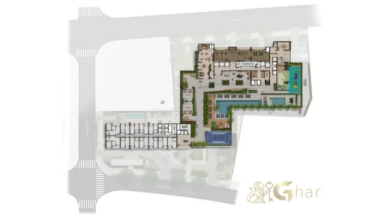 Planta de implantação do 3º pavimento do condomínio BoulevarDiálogo Butantã