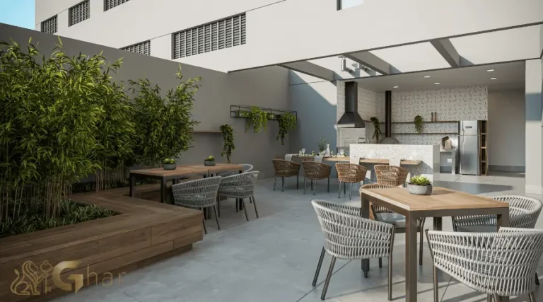 Churrasqueira do condomínio BoulevarDiálogo Butantã Smart