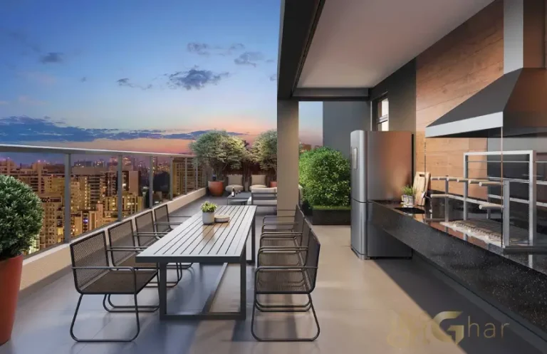 Lounge no rooftop do Chanés Street em Moema São Paulo