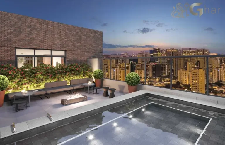 Spa lounge do condomínio Chanés Street em Moema São Paulo