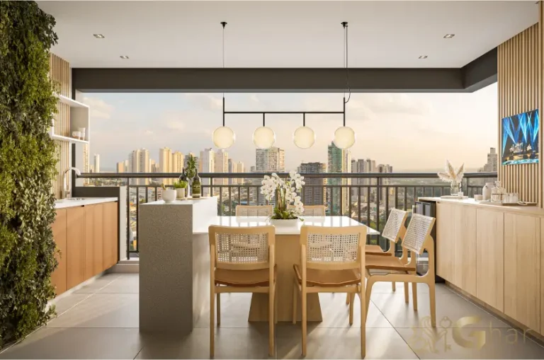 Apartamento decorado de 88m² com terraço e churrasqueira no Club Station Parque Vila Ema