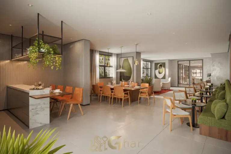 Espaço gourmet do Club Station Parque Vila Ema decorado para eventos