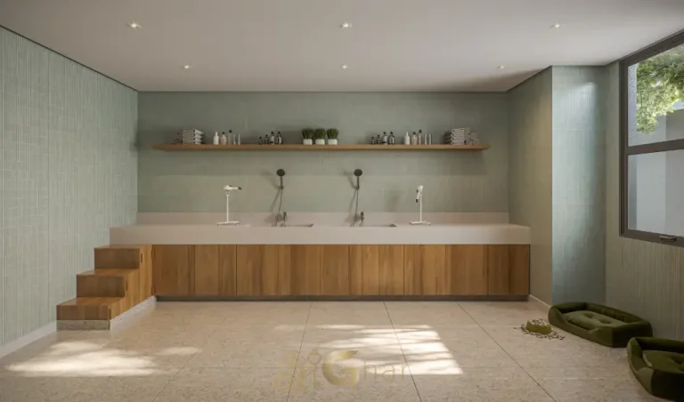 Pet care e dog wash do Club Station Parque Vila Ema para cuidados com animais