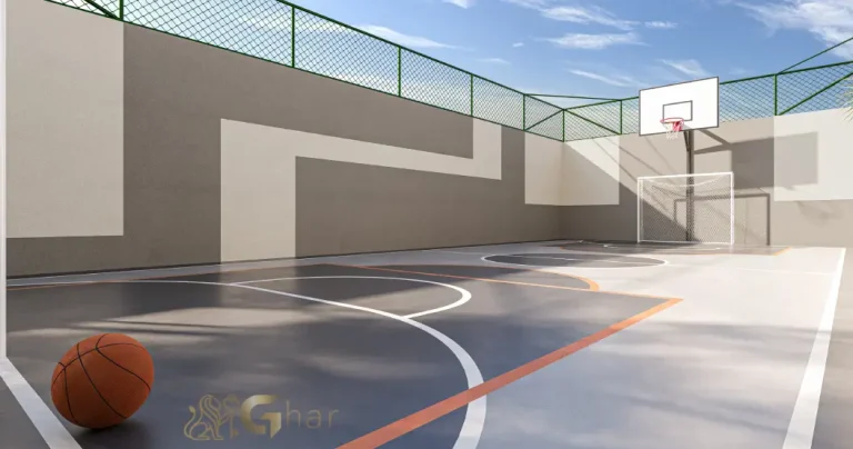 Quadra recreativa do Club Station Parque Vila Ema para esportes e lazer