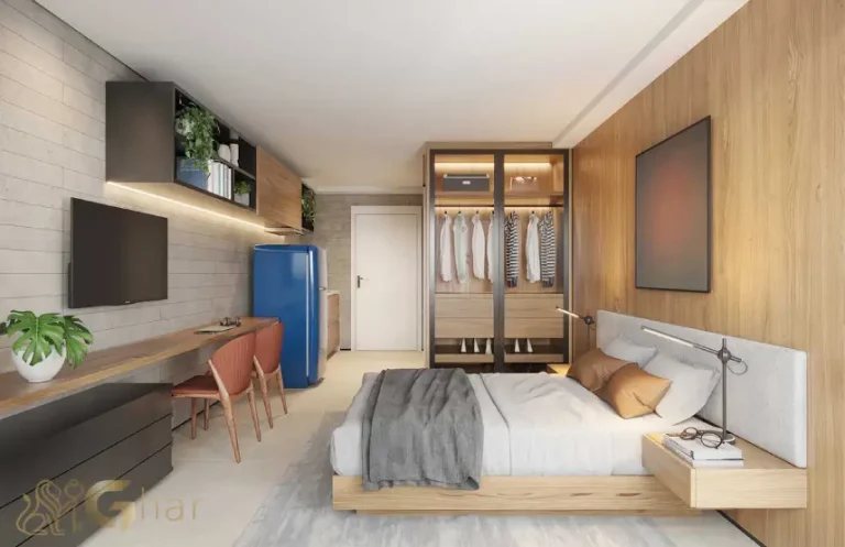 Apartamento studio decorado de 31 m² do Dot. 230 by Triptyque em Pinheiros