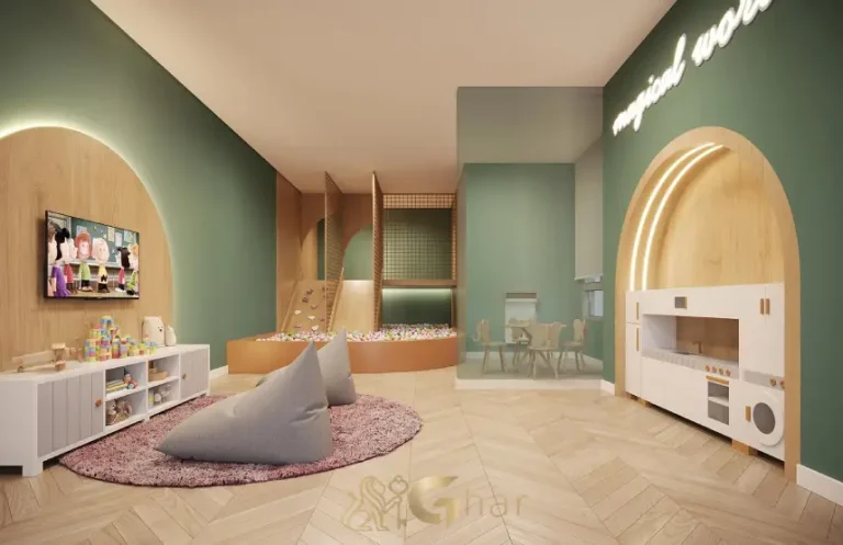 Brinquedoteca do East Blue Residences Tatuapé com espaço lúdico para crianças