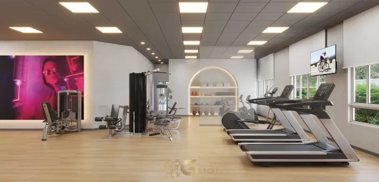 Espaço fitness aeróbico do East Blue Residences Tatuapé para exercícios e treinos dinâmicos