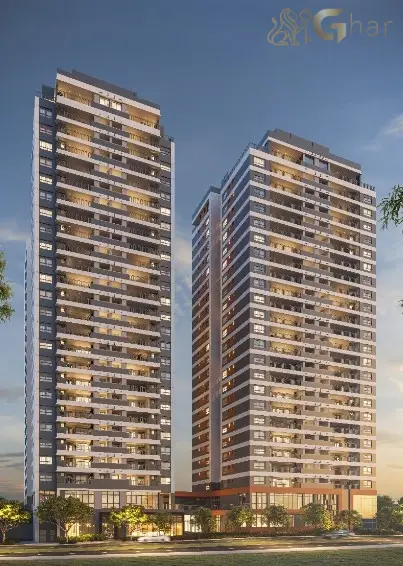 Fachada do condomínio Grand High Residences Alto da Boa Vista em São Paulo