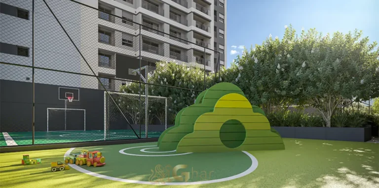 Playground do Grand High Residences Alto da Boa Vista para crianças em condomínio seguro