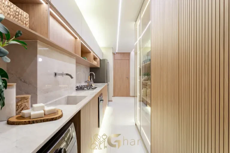 Lavanderia do apartamento decorado High Line Tatuapé com 110 m²