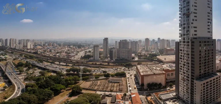 Vista do segundo pavimento do condomínio High Line Tatuapé