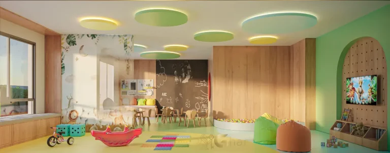 Brinquedoteca do Inspire Diálogo Home Resort em Pirituba com espaço lúdico