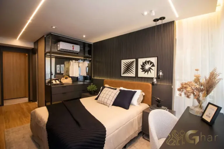 Suíte do apartamento decorado do Jota by Lindenberg Vila Mariana