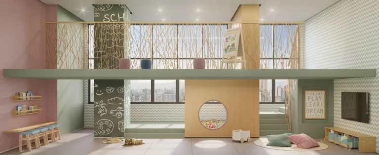 Brinquedoteca do Jota by Lindenberg Vila Mariana com espaço seguro e lúdico para crianças