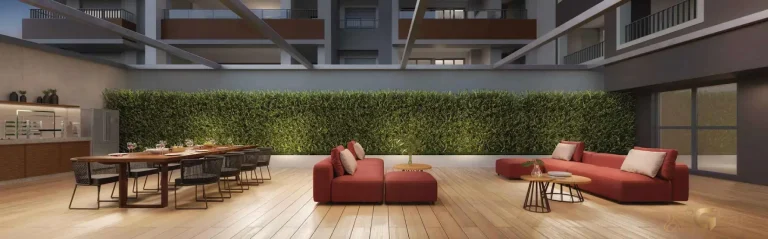 Churrasqueira do Jota by Lindenberg Vila Mariana em área de lazer integrada