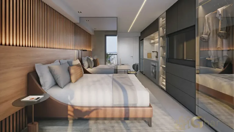 Studio decorado do Jota Studios Vila Mariana com design funcional