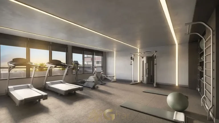 Academia fitness do Jota Studios Vila Mariana equipada para treino diário