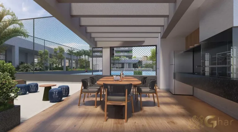 Churrasqueira e quadras esportivas do Lindenberg Alto das Nações