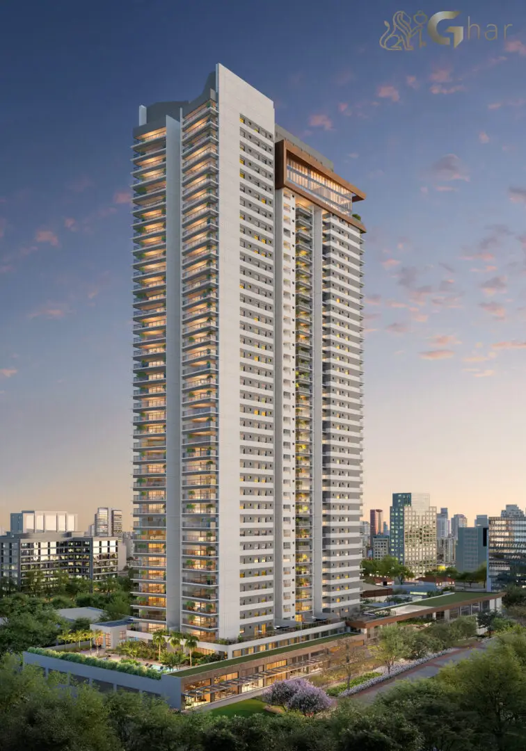 Vista geral da fachada do Lindenberg Alto das Nações