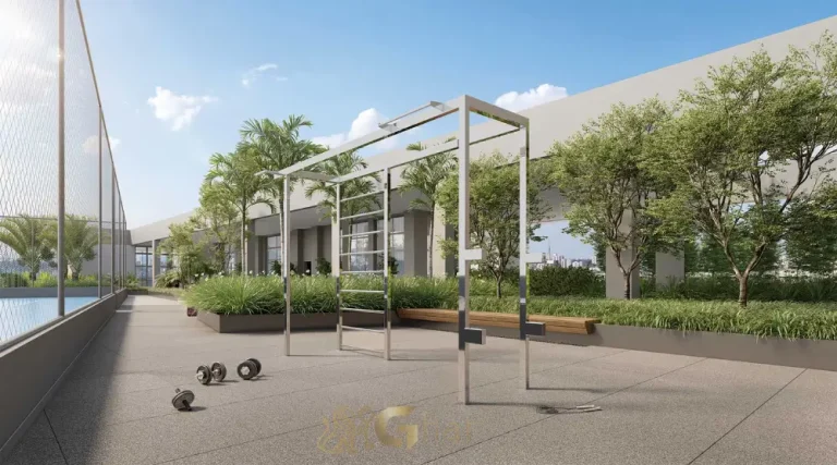 Fitness externo do Lindenberg Alto das Nações em área ao ar livre