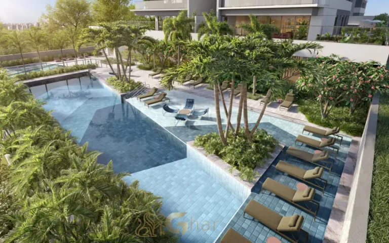 Piscina do Lindenberg Alto das Nações em área de lazer sofisticada