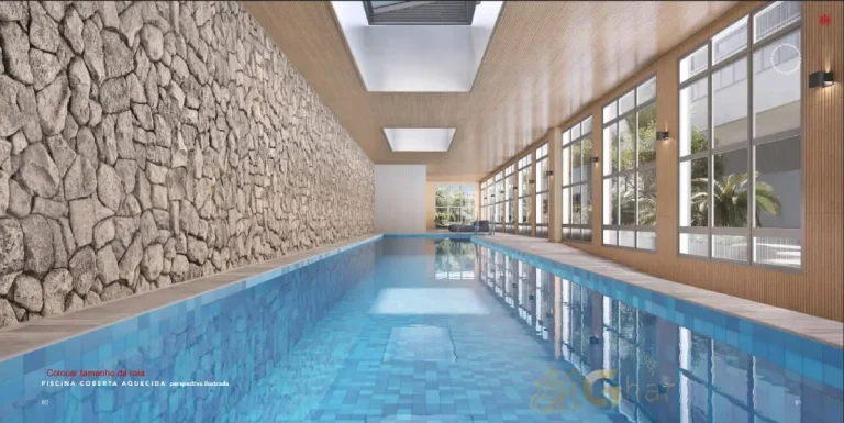 Piscina aquecida do Lindenberg Alto das Nações em condomínio de alto padrão