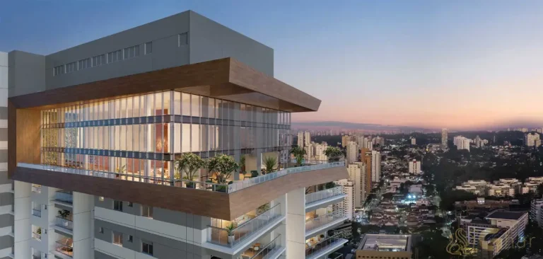 Sky lounge da cobertura no Lindenberg Alto das Nações