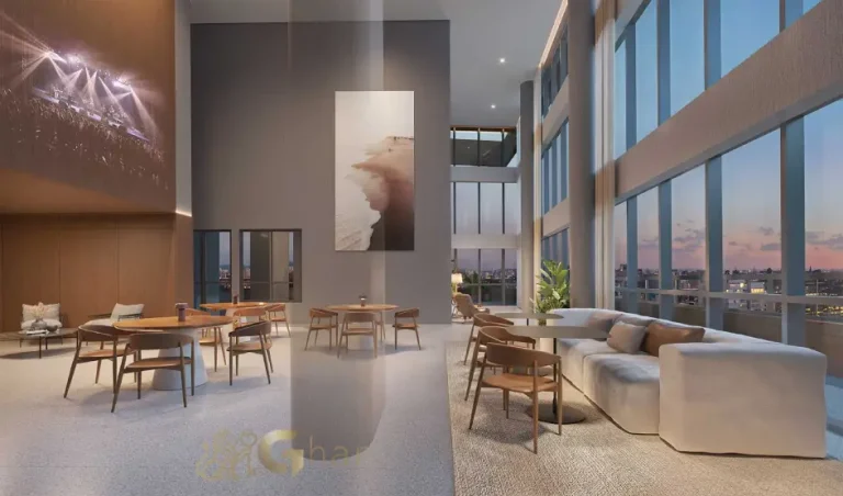 Sky lounge no rooftop do Lindenberg Alto das Nações com vista panorâmica em São Paulo