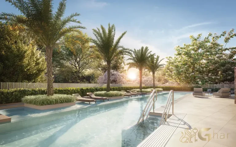 Área de piscina do Lindenberg Alto de Pinheiros em condomínio residencial de alto padrão