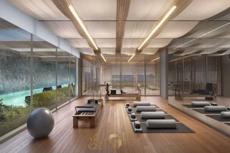 Espaço de pilates no Lindenberg Groenlândia 77 com ambiente exclusivo e alto padrão