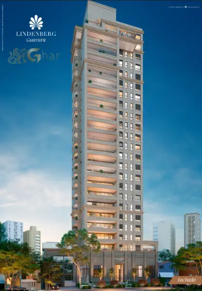 Fachada do Lindenberg Guarará no Jardim Paulista em São Paulo