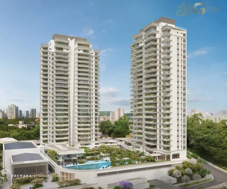 Fachada do condomínio Lindenberg Ibirapuera no Paraíso São Paulo