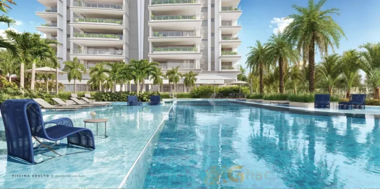 Piscina adulto no condomínio Lindenberg Ibirapuera Paraíso