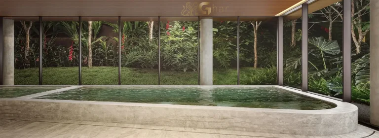 Piscina infantil do condomínio Lindenberg Moema em área de lazer segura e sofisticada