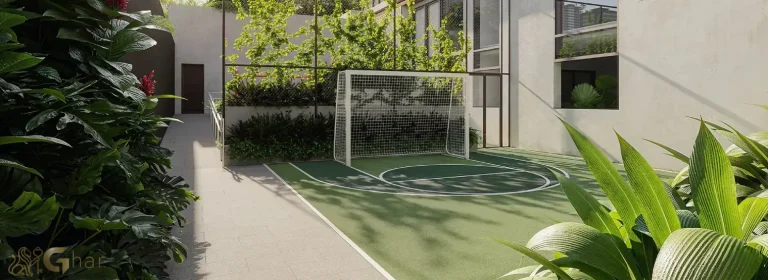 Quadra infantil do Lindenberg Moema em condomínio de alto padrão em Moema