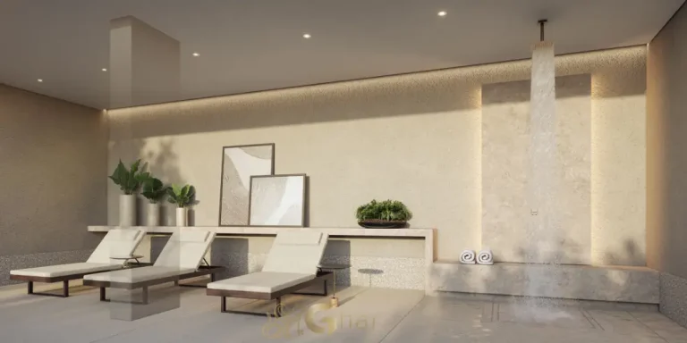 Ducha do Lindenberg Reserva Paraíso em área de lazer com piscina no Paraíso, São Paulo