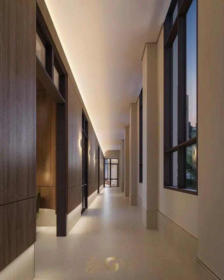 Lobby do Lindenberg Reserva Paraíso com arquitetura sofisticada no Paraíso, São Paulo