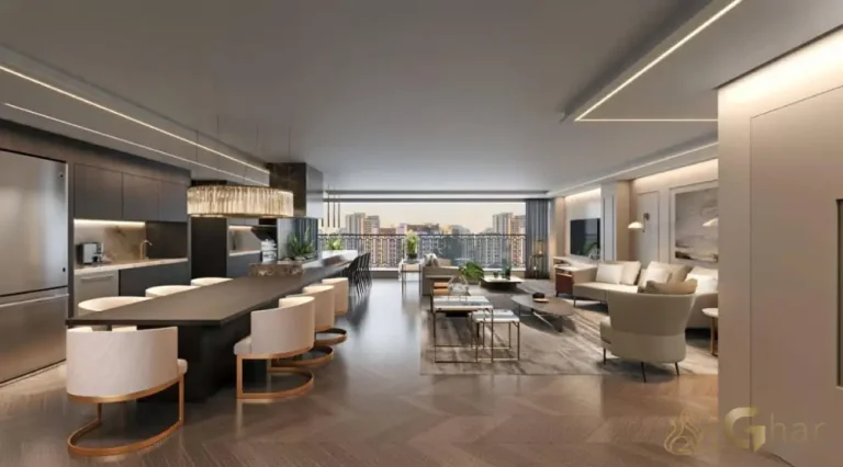 Living do apartamento decorado de 211 m² no Lindenberg Vila Mariana