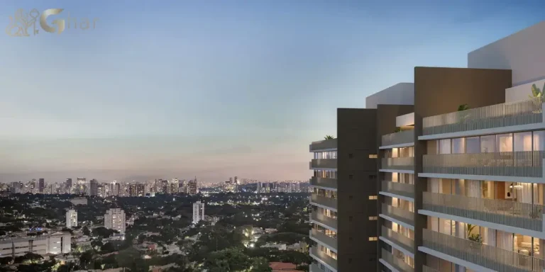 Fachada com varandas do Lindenberg Vista Alto de Pinheiros e vista privilegiada