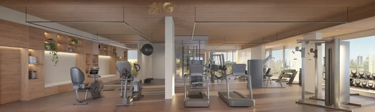 Área de musculação da academia do Lindenberg Vista Alto de Pinheiros com equipamentos modernos