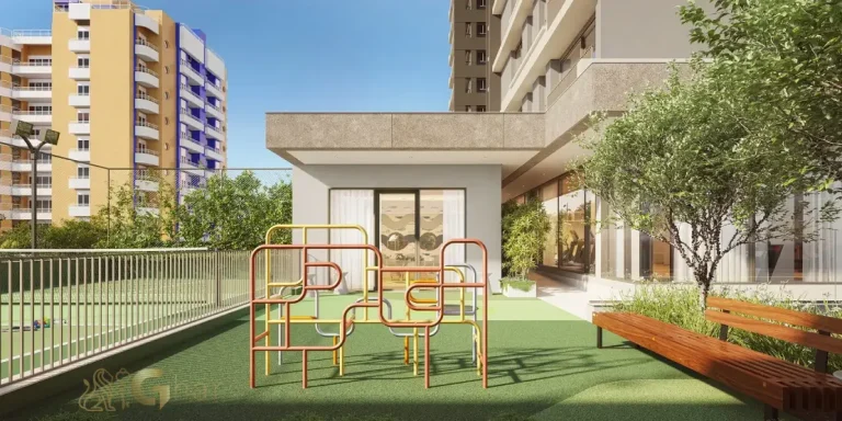 Playground do Lindenberg Vista Alto de Pinheiros com área segura para crianças