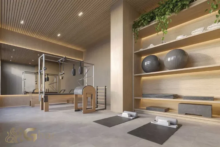 Sala de pilates do Lindenberg Vista Brooklin com estrutura moderna para bem-estar