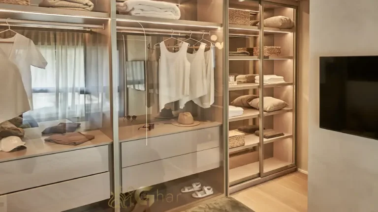 Closet do apartamento decorado de 88 m² no MAC Campo Belo